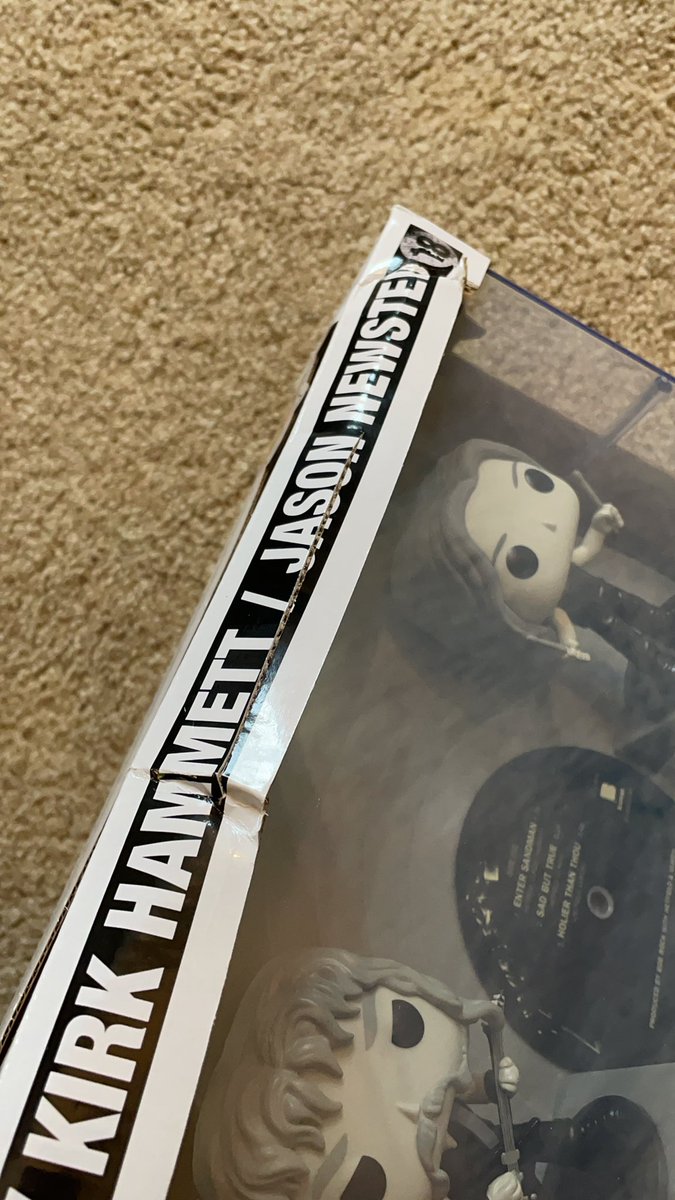 TweetsMorrissey's tweet photo. Collectable @funko @Metallica @Walmart exclusive arrives damaged and Walmart says they can’t replace? Now I have one sad son. Help? https://t.co/FPDkegeLAm