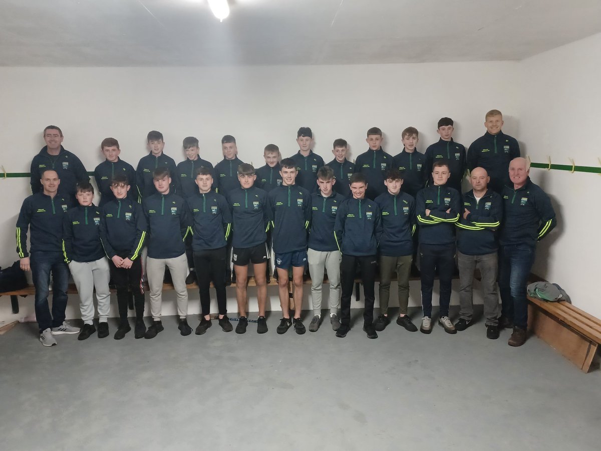 A huge thanks to Johnny Cullinan &amp; Dermot Lynch of Midwest Masonry Ltd for sponsoring tops for our Under 15 panel.