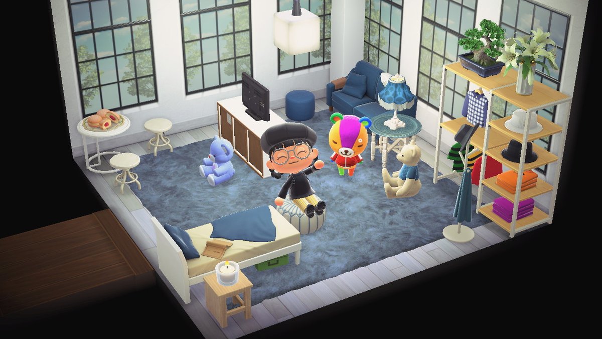 loacnh1's tweet photo. c'est cool de pouvoir refaire les maisons des habitants  #AnimalCrossing #ACNH https://t.co/Oe3mLpkNxy