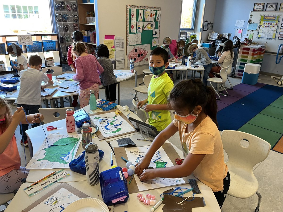 Student worked on creating 3D maps!