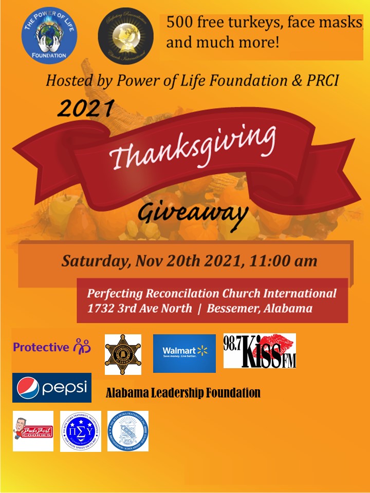foundation_pol's tweet photo. We are 9 days away from our annual Thanksgiving Community Outreach in Alabama. 

Thank you to all of our sponsors and supporters. Want to donate a turkey for this event. Just send $15 to $polfoundation or click the donate button on our website https://t.co/MMFZ7NuElD. https://t.co/0r9w07u2DP