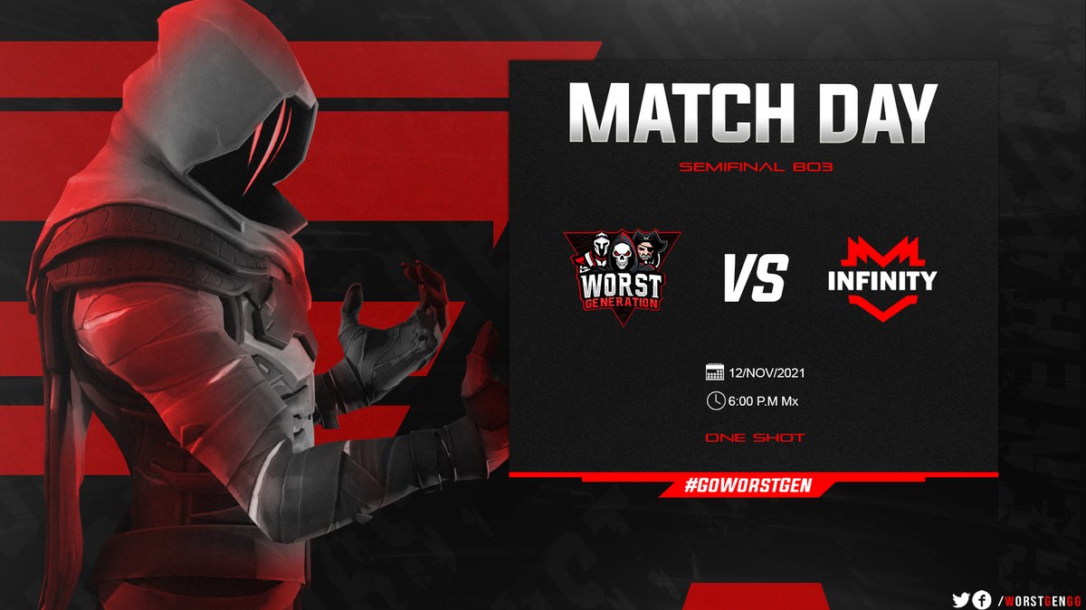 WorstGenGG's tweet photo. 🔴MATCH DAY🔴
El dia de hoy nuestro camino en esta One shot de @ligaaceesports sigue y nos estaremos disputando la semifinal a un mejor de 3 en contra de un gran rival.
Esperamos contar con su apoyo📈
🆚 @InFinitye_sport
⏲6pm🇲🇽
🖥 https://t.co/igrqIixXlK
#GoWorstGen
#WGen https://t.co/UBsuq6N7y1