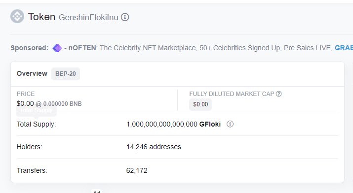Gkingcoin's tweet photo. 💎Lovely GFLOKI Army 😉
⭐️We have achieved 14,000 holders within 8hrs after launch
⚡️We will be Next DogeCoin⚡️
#GFLOKI #BSC #BNB  #BSCGem https://t.co/LsLlgxhqO6
