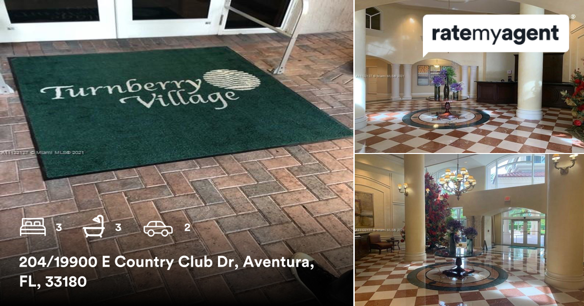 MarceDalman's tweet photo. 3 🛏 3 🛀 2 🚘
📍 204/19900 E Country Club Dr, Aventura, FL, 33180

My latest listing on RateMyAgent
 https://t.co/HbN1lOmKna

Spacious Elegant, State of the Art Kitchen, Interior closets, full amenities building. Located on... https://t.co/GWzznKrV8E