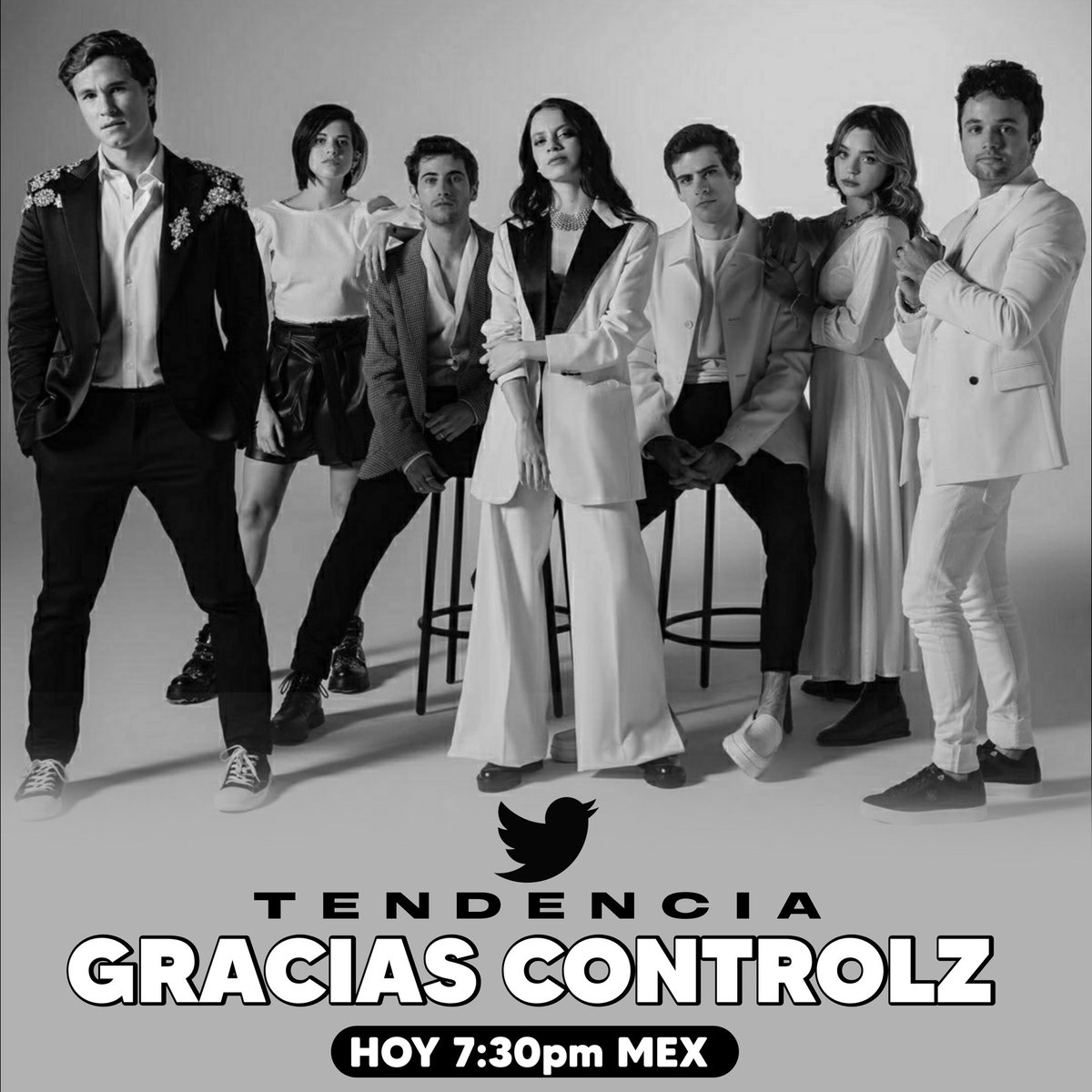 macagarcianews's tweet photo. 📢 || TENDENCIA 

— invitamos a los distintos fandoms del cast y de la serie en general, a participar de la tendencia por el final de las grabaciones de #ControlZ https://t.co/sigvXO8ur5