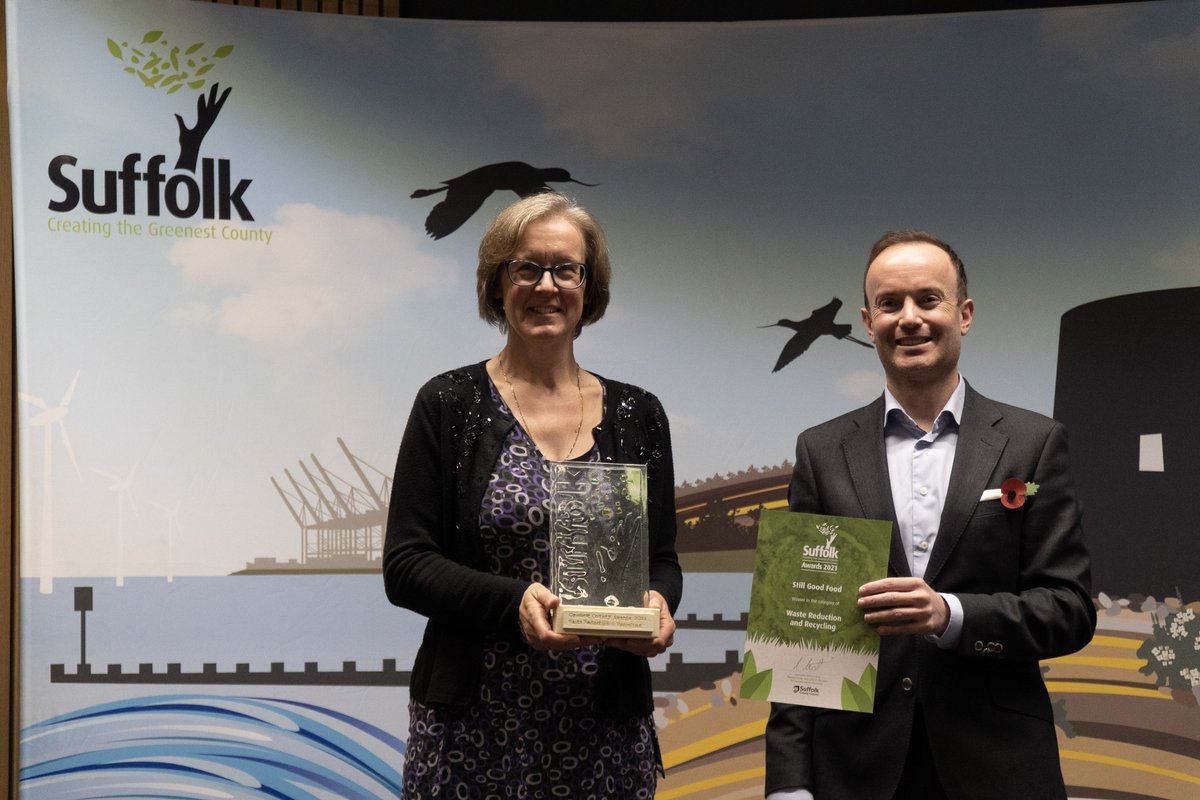 Congratulations to Still Good Food <a href="/stillgoodfood/">Still Good Food</a>!

🏆  Winner of the #GreenestCounty Award for Waste Reduction and Recycling

#NetZeroSuffolk 🌿