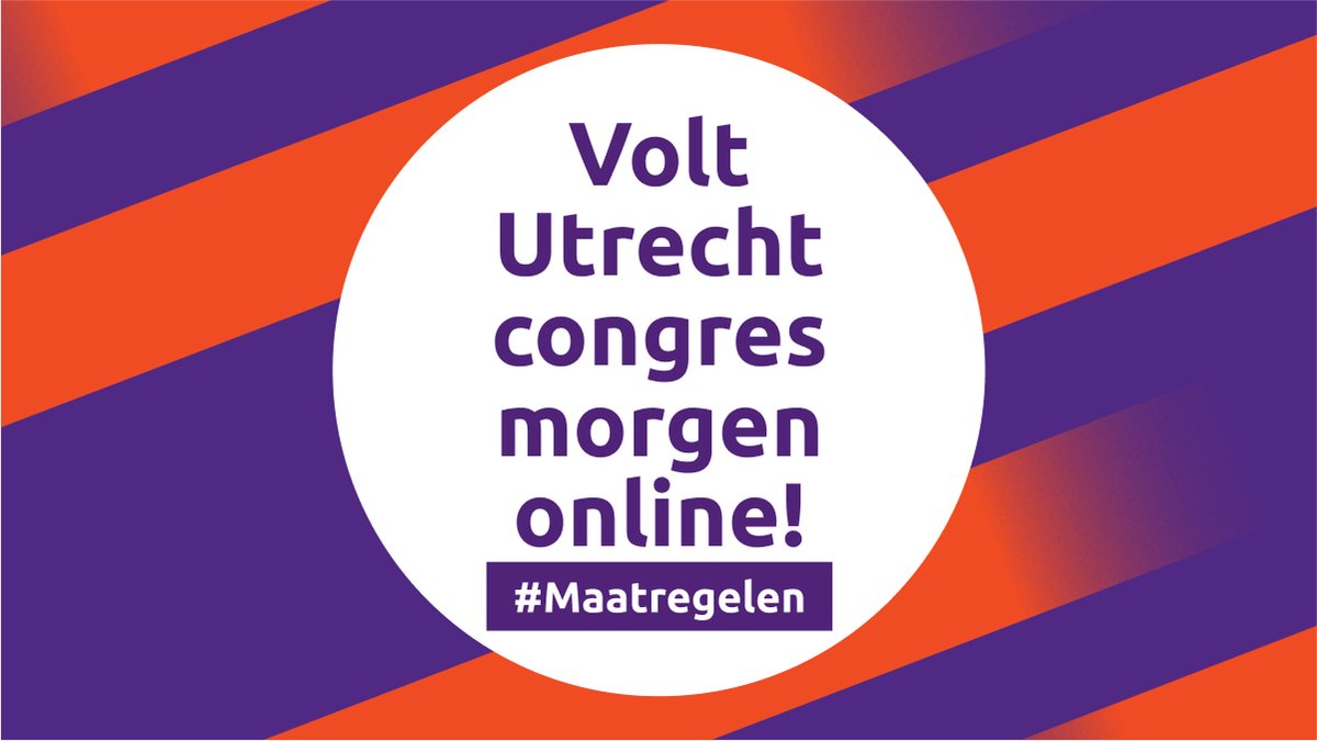 VoltUtrecht's tweet photo. Volt heeft het besluit genomen om voorlopig geen fysieke congressen door te laten gaan, dus ook het congres van morgen gaat fysiek niet door.
Iedereen kan het congres wel volgen via de livestream vanaf 13:00 uur: https://t.co/iXjNEh53cc
#GR22 #Kandidaten #Beleidsprogramma https://t.co/7iyR1AoSOM