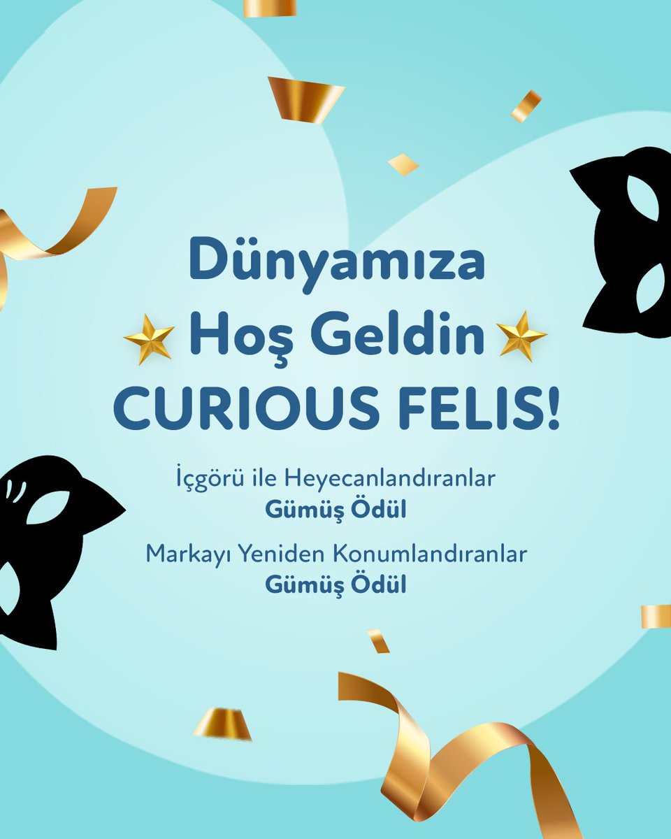 Dünyamıza Hoş Geldin Curious Felis!
“Her bebek doğduğunda yeni bir anne dünyaya gelir" dedik, en iyi reklam stratejilerinin ödüllendirildiği Curious Felis 2021'de İçgörü ile Heyecanlandıranlar ve Markayı Yeniden Konumlandıranlar kategorilerinde iki adet Gümüş Ödül kazandık. 🏆💙