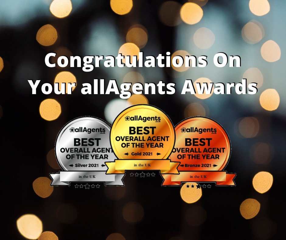 Congratulations You Won an allAgents Award
#allAgentsAwards 
#estateagents #lettingagents #propertymanagement
