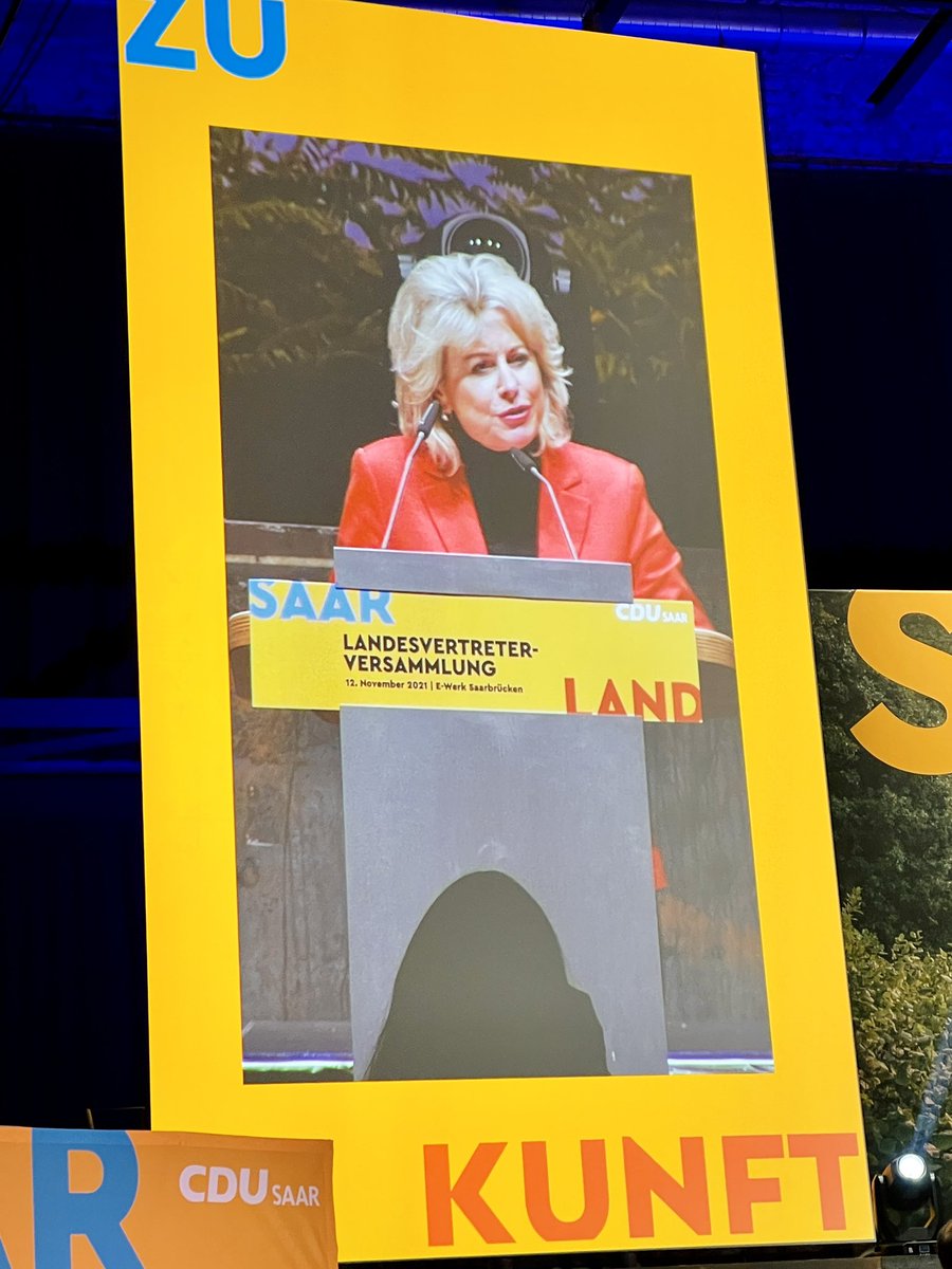 cdu_saar's tweet photo. Während den Stimmauszählungen stellt sich Ute Mücklich-Heinrich für Platz 4 vor! #lvv21 https://t.co/Eyy7FhC9F8