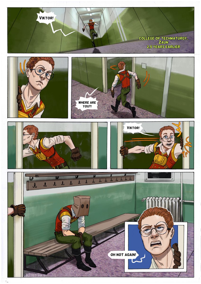 Have you read my Viktor comic? It already has 3 parts published and more is on its way! Heads up, it's based on the original lore #ArtofLegends 

https://t.co/eNrhWvFWVh 