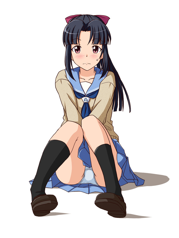 「公式の制服絵はこの季節には寒そうなので…。
#水野翠 」|ゆいれそのイラスト