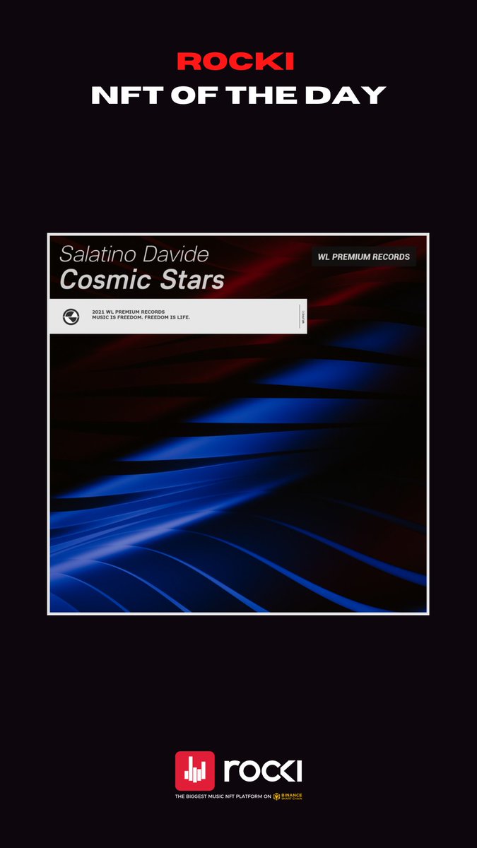 RockiApp's tweet photo. #Rockiapp Friday #Nftoftheday Music
#salatinodavide drops another #musicnft, with Cosmic Stars ! Only 100 copies minted!
https://t.co/LhYPAdrC3a
#nftsarethefuture #rockinft #rockiappartists #nftproducers #rockiappnewmusic #bscrockiapp #bscrocki #salatinodavide @RockiApp https://t.co/yucA8sQaFH