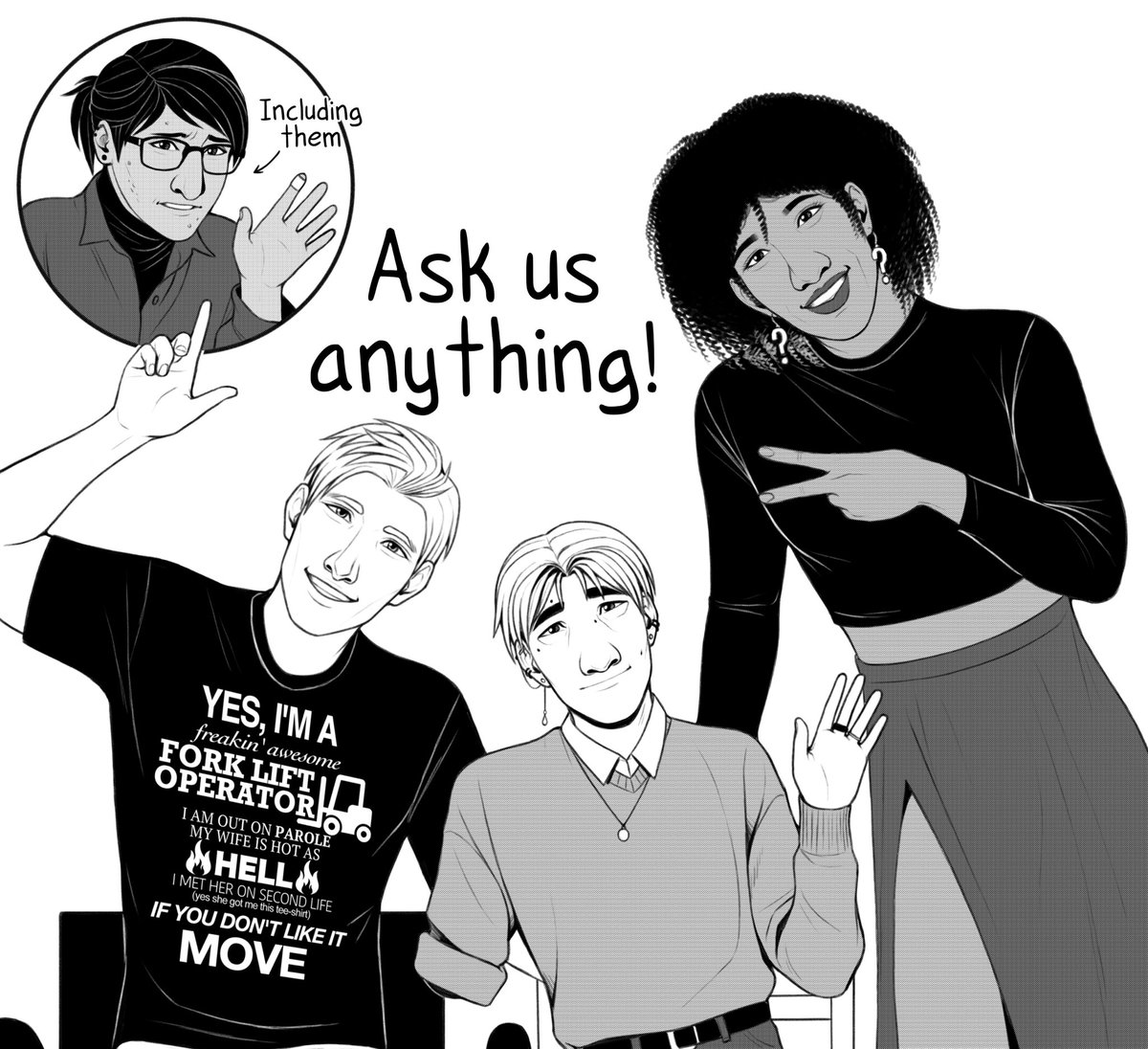 LylaHammar's tweet photo. Chapter 1 Patron AMA! 🧵✨
I made a promise to my patrons that I’d do a character AMA at the end of every chapter, so here’s the first one! 😁 I had a lot of fun drawing this! 💖 https://t.co/D7fQFvYUWi