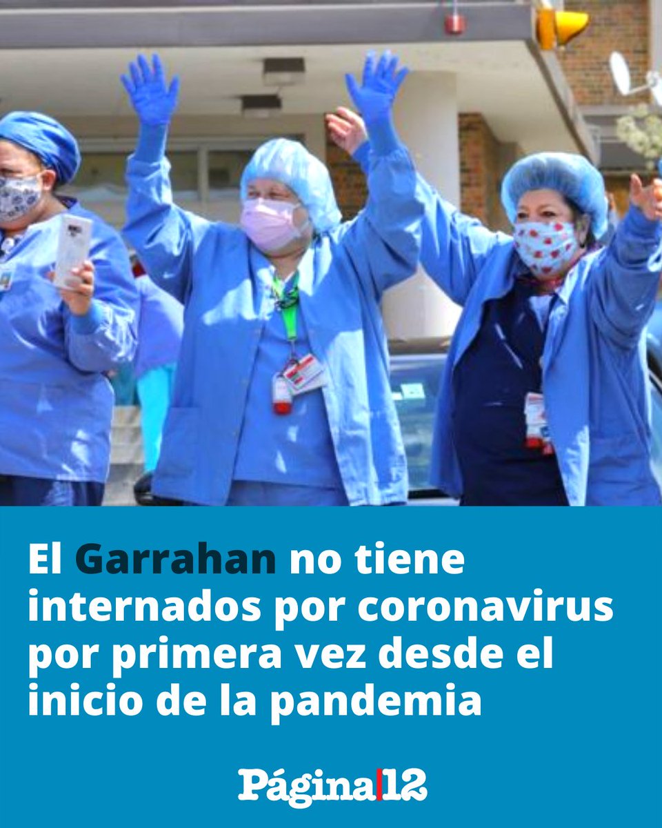 pagina12's tweet photo. UNA BUENA NOTICIA👏
Por primera vez desde marzo de 2020, el Hospital de Pediatría no tiene niñas, niños ni adolescentes internados con coronavirus.

Leé la nota completa.👉 [https://t.co/Loj4NlCyZi] https://t.co/0iqLIFqgNb