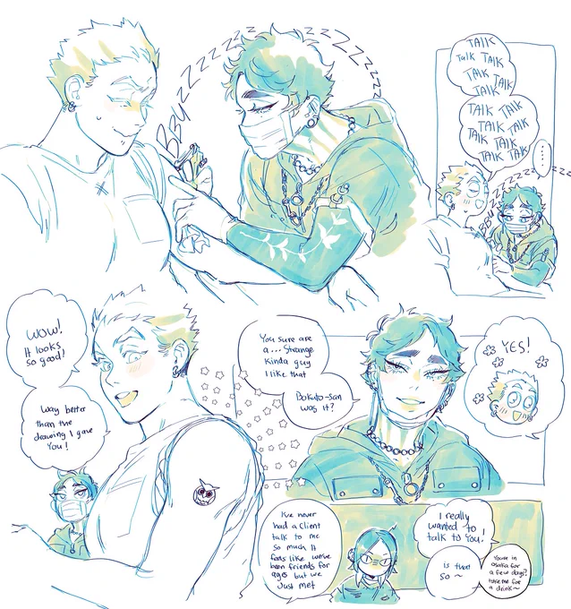 tat au: bokuto's first tat 