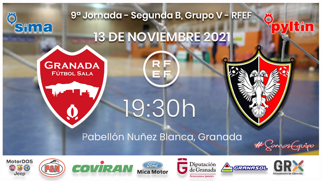 GranadaFS's tweet photo. PLAN | Te proponemos una tarde de Futbol Sala en el Núñez Blanca, desde la 16:15 con el #Citipix GFS Femenino frente @AtlSalobrenaFem y después a las 19:30 @SIMAmedia GFS frente @ImperialClubDe1 de Murcia. #TardedeFutbolSala #SomosEquipo #VamosGranada ⚪🔴⚽💪 https://t.co/S1OEZhLDSF