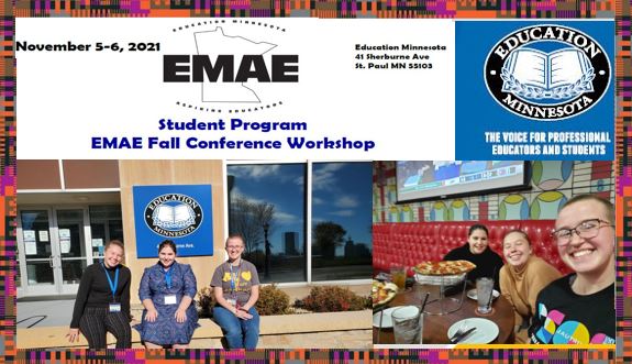 Great to meet aspiring educators throughout the state of MN @ EMAE Fall Conference!  Kuddos to <a href="/UMNEdMn/">U of M-TC Education Minnesota Aspiring Educators</a> executive officers Amanda, Emery, &amp; Gaby for attending. Thank you <a href="/EdMNStudents/">EdMN Aspiring Educators</a> &amp; <a href="/EducationMN/">Education Minnesota</a> for hosting &amp; organizing 2-day event with engaging speakers &amp; workshops.