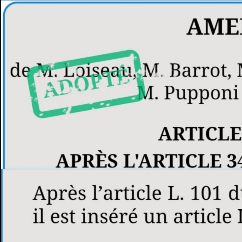 PLoiseau85's tweet photo. Très heureux de l'adoption de mon #amendement #PLF2022, permettant de #lutter contre les #sociétés potentiellement #frauduleuses. https://t.co/ZpjsGN8gbn
