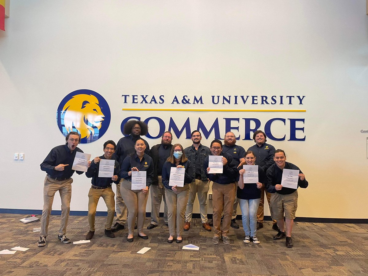 MPE_BetaMu's tweet photo. Congrats to our new Member Candidates on receiving their bids this morning! @tamuc @MuPhiFrat 
#tamuc #muphiepsilon https://t.co/CtjnxvN0VK