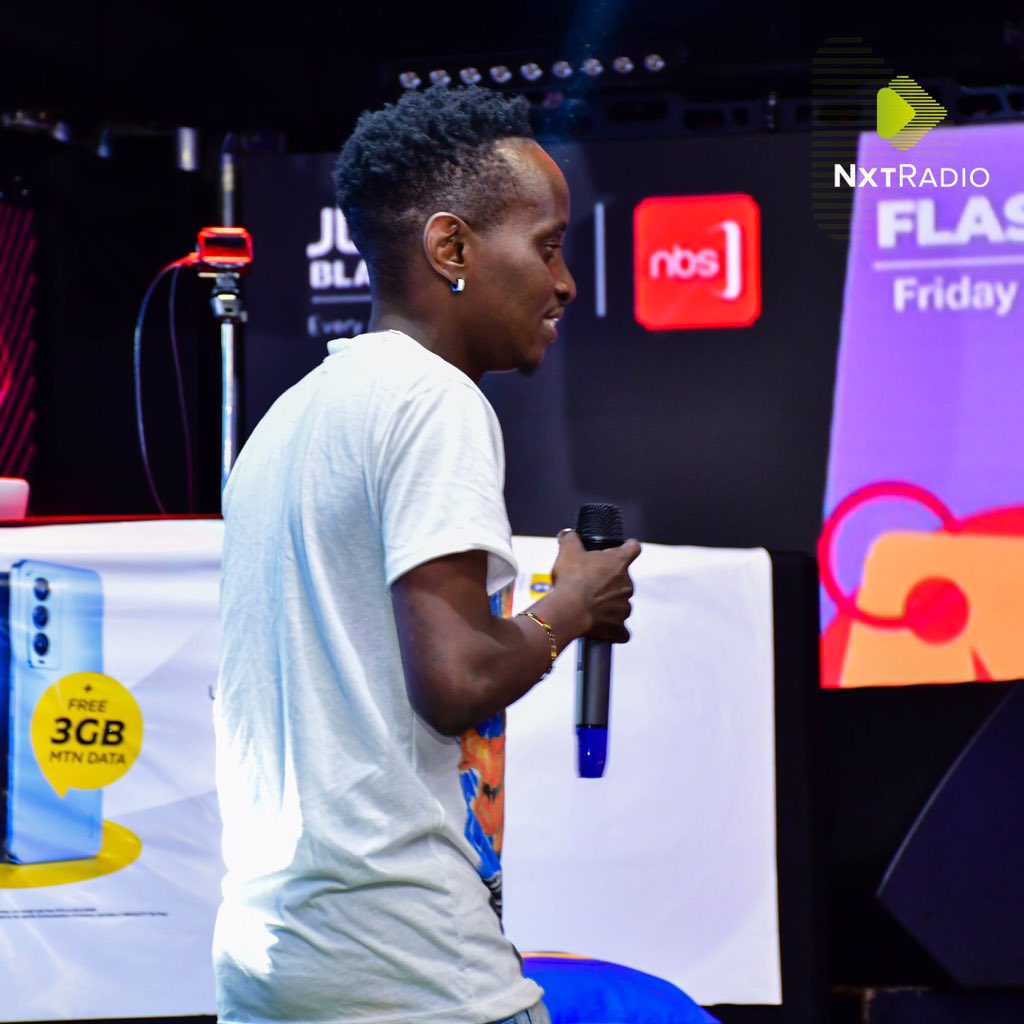 Fireliglntfi's tweet photo. He's gat lots of titles under his belt, but we preferably call him the 'King of The Mic'.

@mckatsug doing what he does best.

#NBSKatchUp #JumiaBlackBox #NBSUpdates https://t.co/hGU8rrjtZl