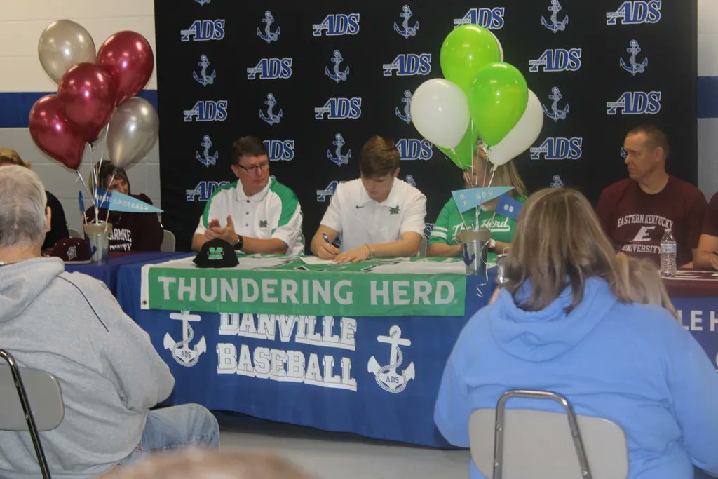 danvillehigh's tweet photo. Congratulations to Brady, Brady and Logan.  All 3 signed to play Division 1 baseball next year. https://t.co/Yhjy5eztuY
