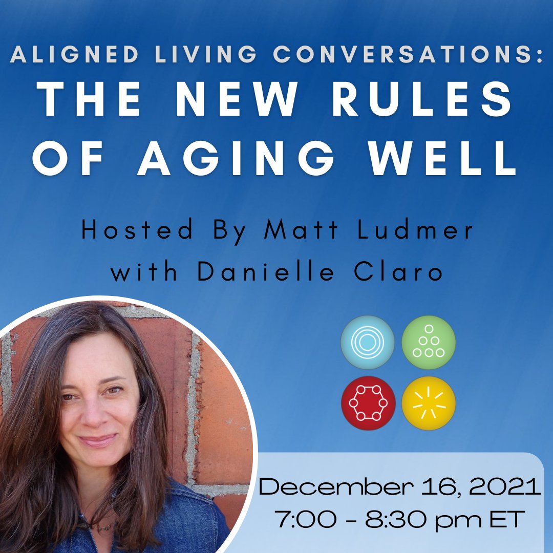 Built on a series of lifestyle changes, The New Rules of Aging Well is based on ancient wisdom backed up by science. Join Matt and author Danielle Claro in a discussion that will help you grow professionally and personally! #alignedliving #agingwell
thealignedcenter.com/event/the-new-…