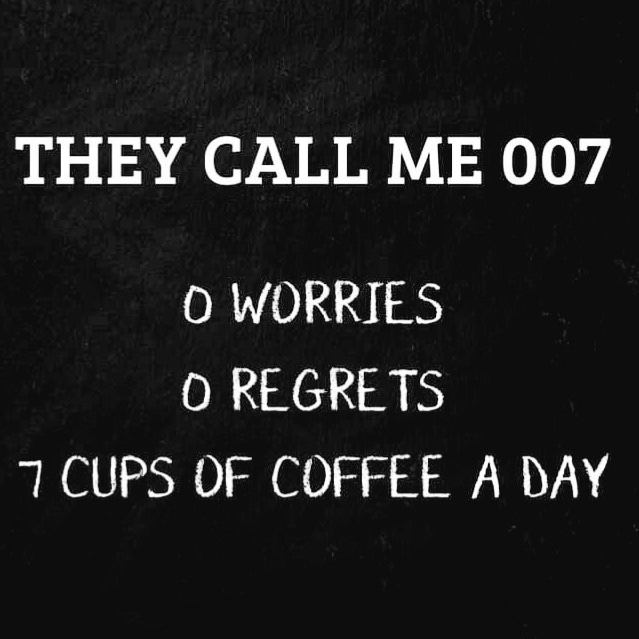 Your_Coffee_Fix's tweet photo. They call me 007! 😁 #HappyFriday
#fridaycoffee #coffeebreak #drinkcoffee #coffeesquad #coffeeordie #baristalove #keeppouring #coffeeaddiction https://t.co/UIMSblmehd