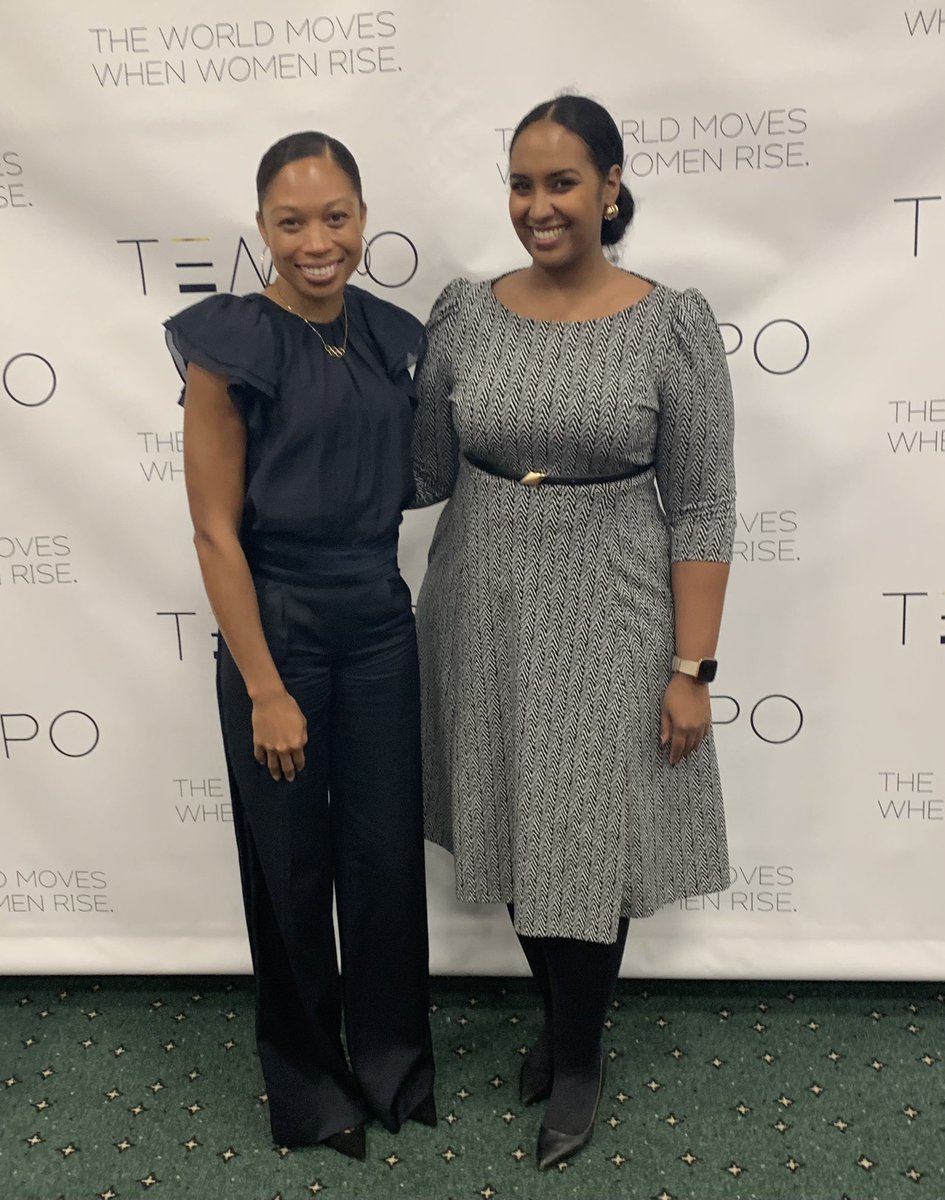 MakdaFess's tweet photo. Thank you to @TEMPOMilwaukee for hosting a phenomenal event and to @allysonfelix for being vulnerable and sharing with us powerful words of wisdom. “Even if your voice trembles while you speak, push forward. Your voice is still important.” 🏅#TEMPOLeadership https://t.co/aiw0ouFOCH