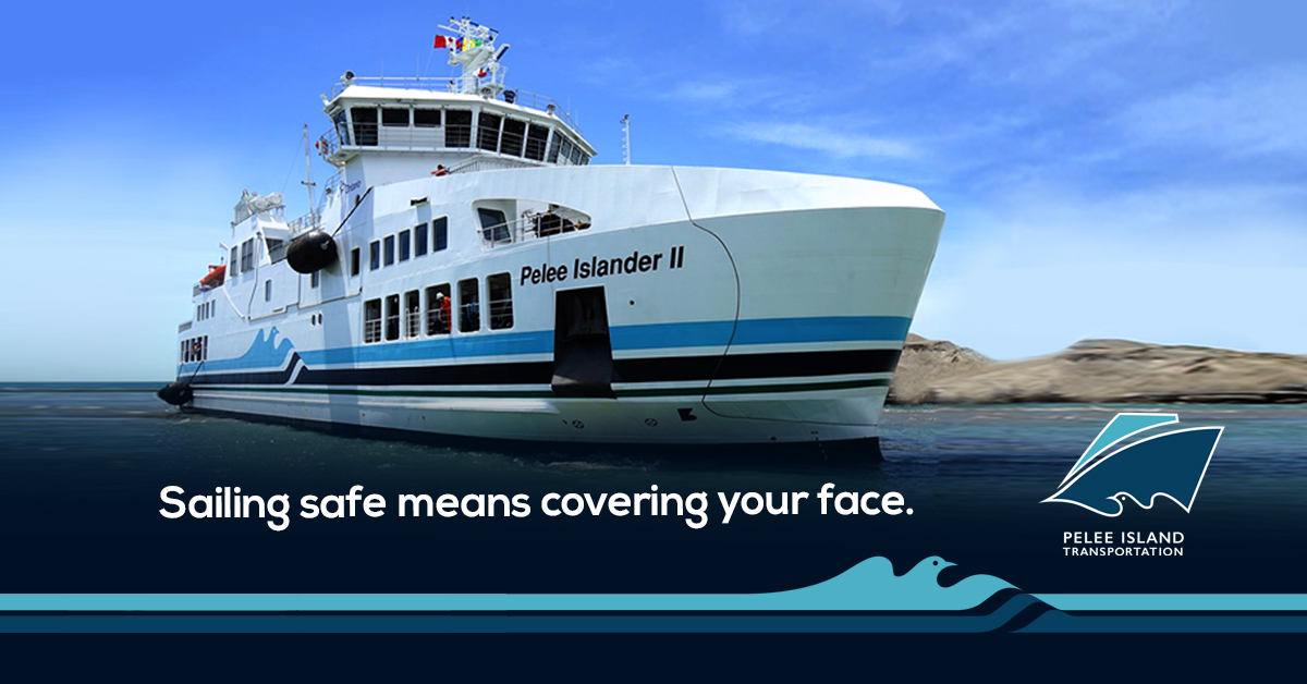 peleeferry's tweet photo. Ferry Service Weather Cancellation Advisory, Friday Nov 12: the 4pm departure from Pelee and 6pm departure from Kingsville have been cancelled due to wind conditions. https://t.co/w1tlQzrGON