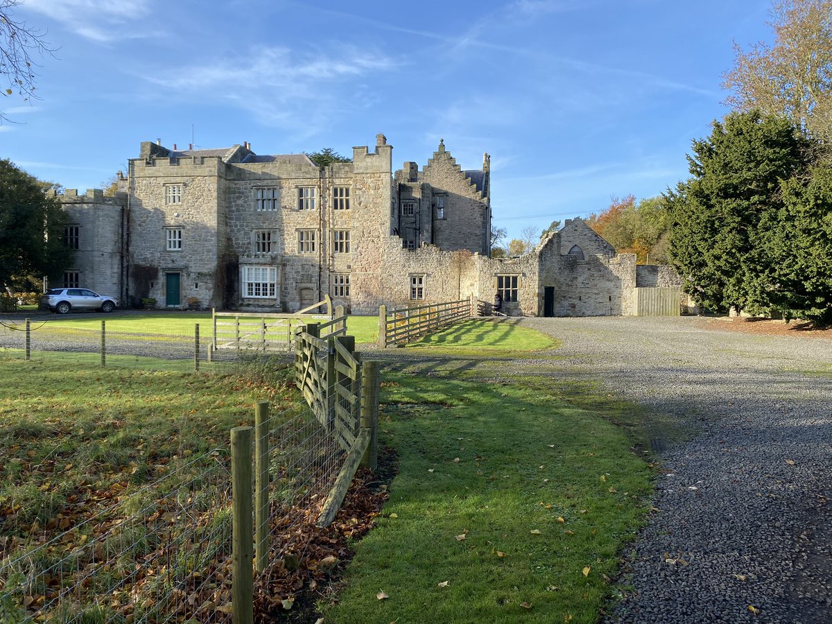 AlexScottWhitby's tweet image. Final day of our @ACEatUEL #unitb field trip surveying their site for the year. The Rock Estate in Northumberland. From its model railway to its listed hall, and farm! 
A remarkable place full of incredible hospitality and kindness, was followed by a night and a day in @edinburgh
