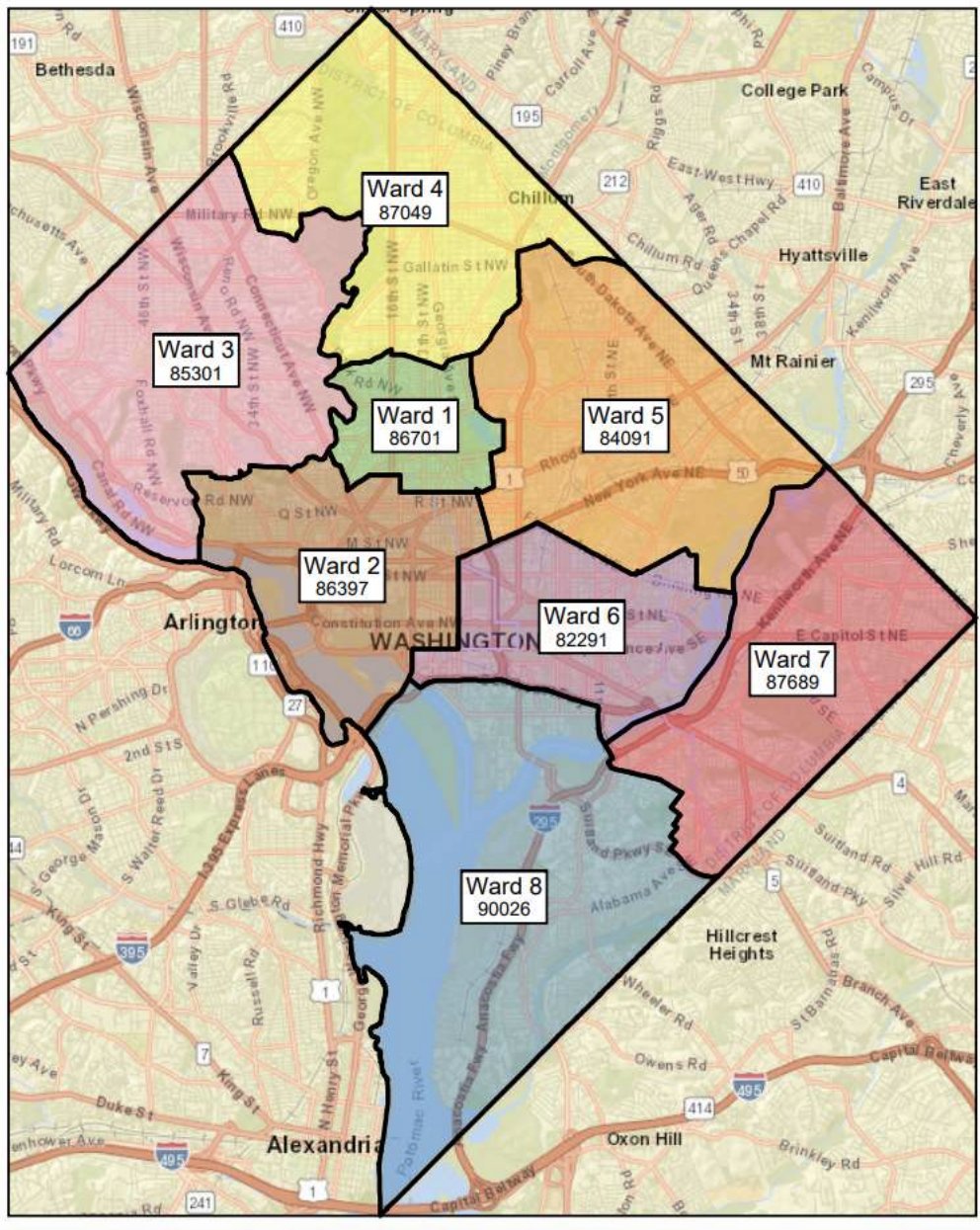 Dc Map Of Wards Martin Austermuhle On Twitter: "Redistricting Drama In D.c.! Ok, Maybe Not  Drama. But: Anc 6A Has Submitted An Alternate Map It Says Does A Better Job  Keeping Ward 6 Neighborhoods Together. In