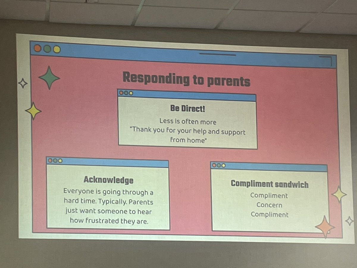 museumfunmaker's tweet photo. great advice/reminders about how to create consistency and deal w/ parents in a virtual (or in person, really) setting. #SCAEA21 #SCAEA21gvl #SCAEA2021 https://t.co/pXLwjU2KQT