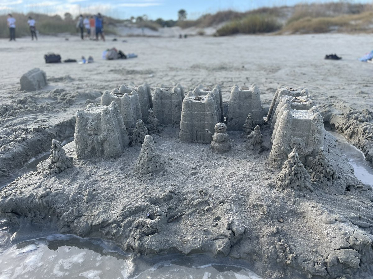 A successful first day of TSA Fall Leadership. The sandcastle competition was a hit. Our crew went with a Winter Wonderland theme.#TSA #1Dawson #CTAEdelivers