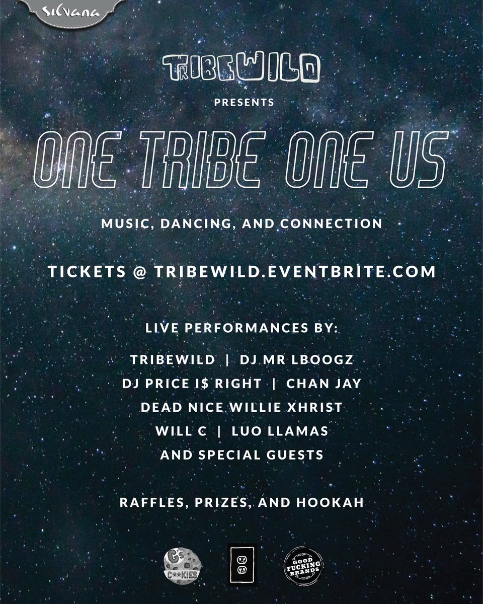 Text on top of a starry background