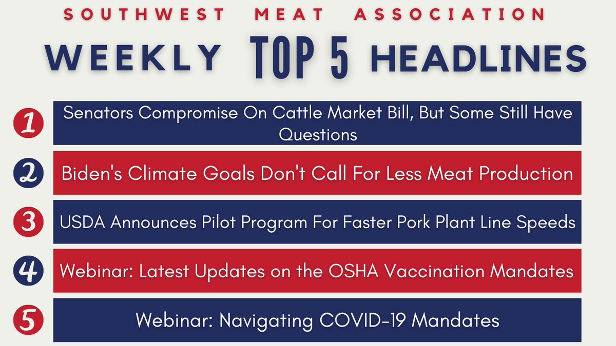SWMeatAssn's tweet image. Lots of discussion this week