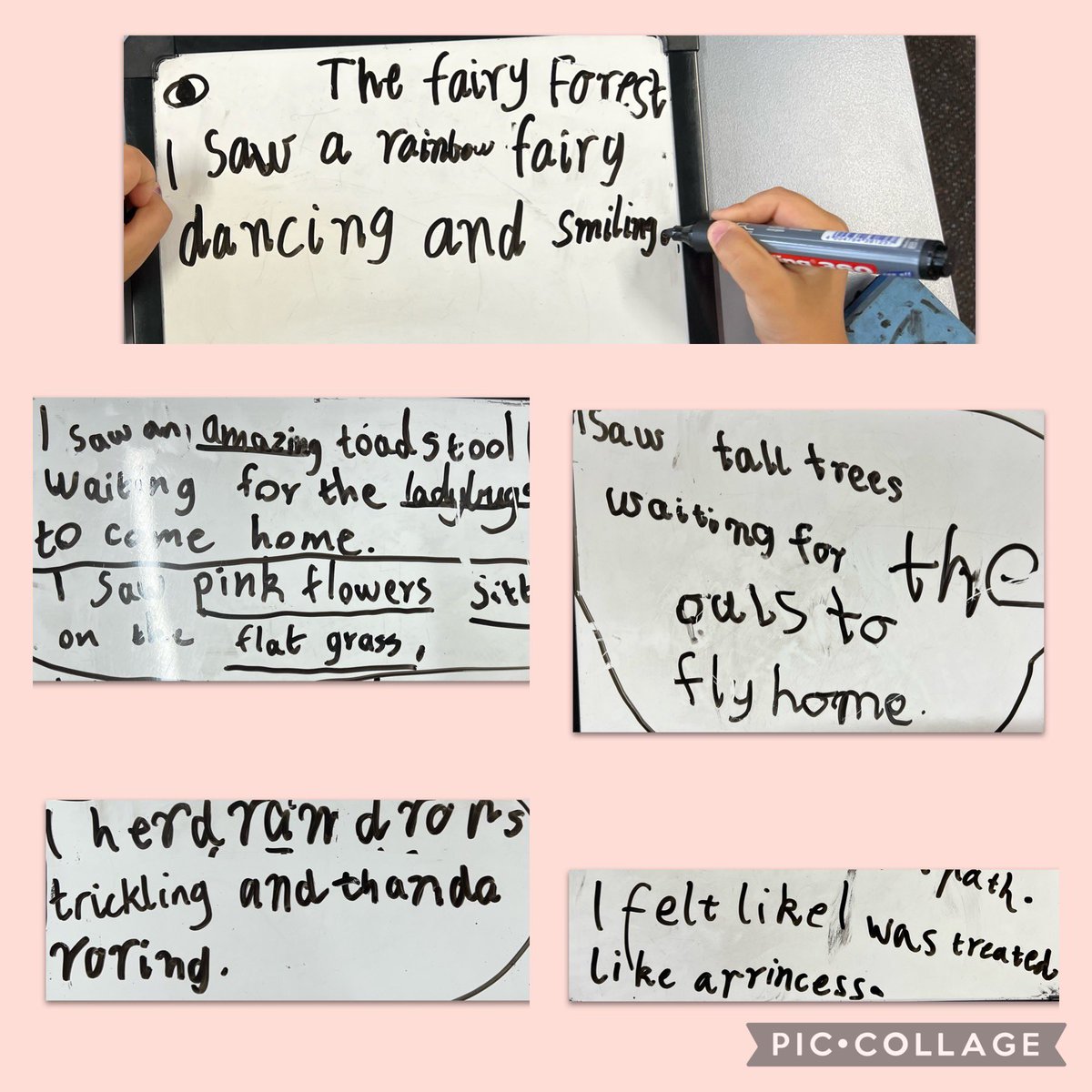 Shortburst writing in Year 1 after online training with <a href="/PieCorbett/">Pie Corbett</a> <a href="/JamieThomasTFW/">Jamie Thomas</a> so many different ideas from the children, they loved it!