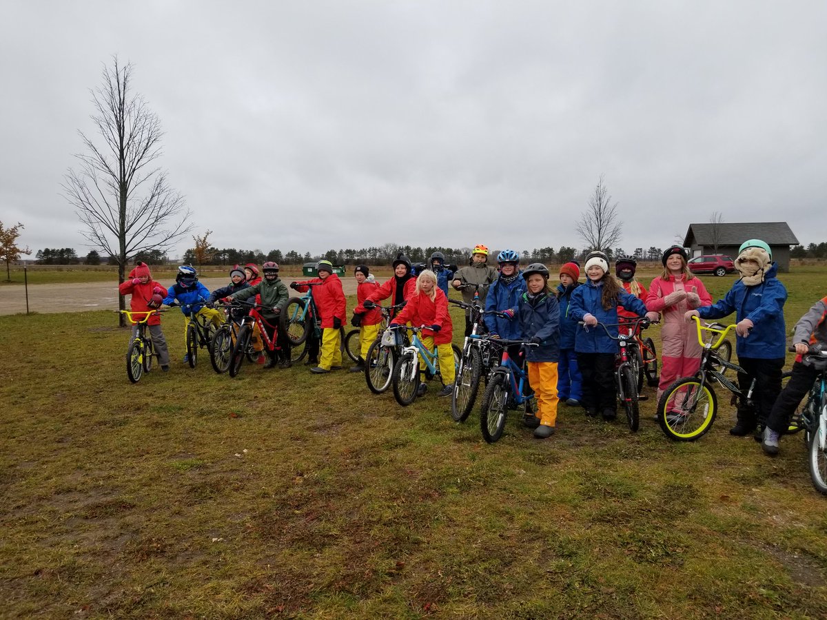 PWE_PhyEd's tweet photo. Nature based 4th and 5th graders had a great time biking at Bertram today! Thanks to all the parents who brought bikes in. #montimagic #pwemagic https://t.co/Oz0JCVQFJn