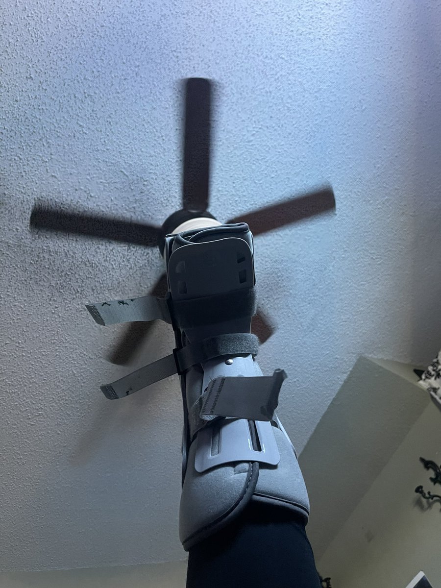 ShowertoastTTV's tweet photo. Okay. The struggle is real. I was on the floor stretching my back & needed to take the boot off. Finally got it off & surprised at a normal sized ankle! Time for ice and meds. Happy Friday y’all!!! #ankleproblems #badhoof https://t.co/2k6hODpPrh