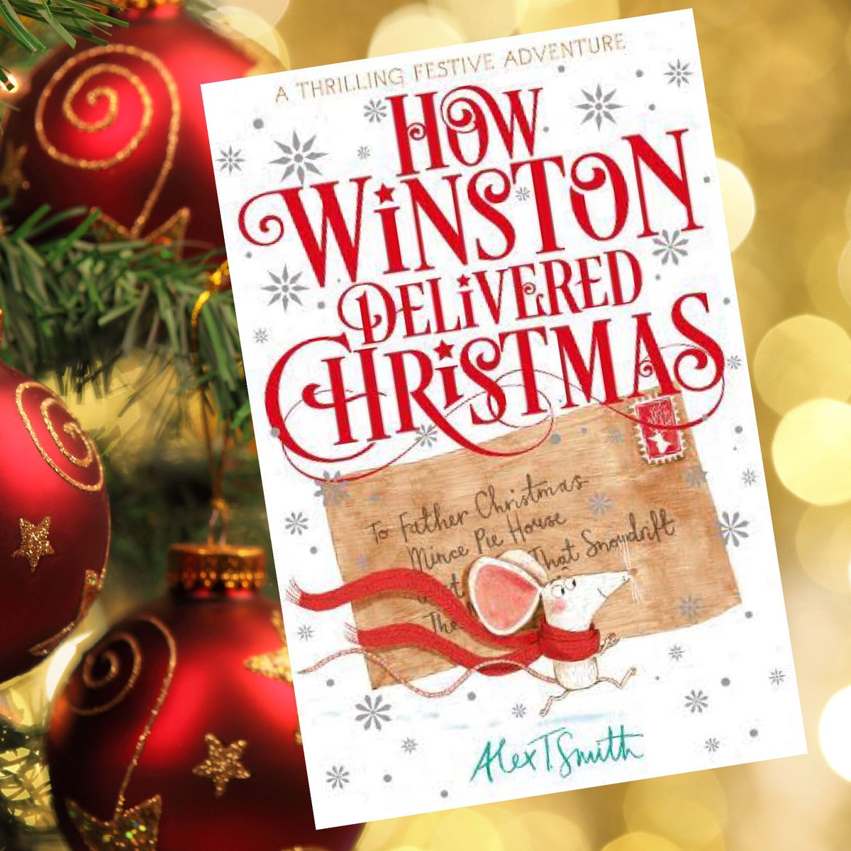 BookSuperhero2's tweet photo. #Win @Alex_T_Smith’s gorgeous tale about a little mouse named Winston who sets out on a Very Important Mission to rescue Christmas. This new edition’s a paperback featuring endearing black &amp; white illustrations. Tag a friend who’d love to read it to their class/ family. RT https://t.co/4AmWSwVyDK