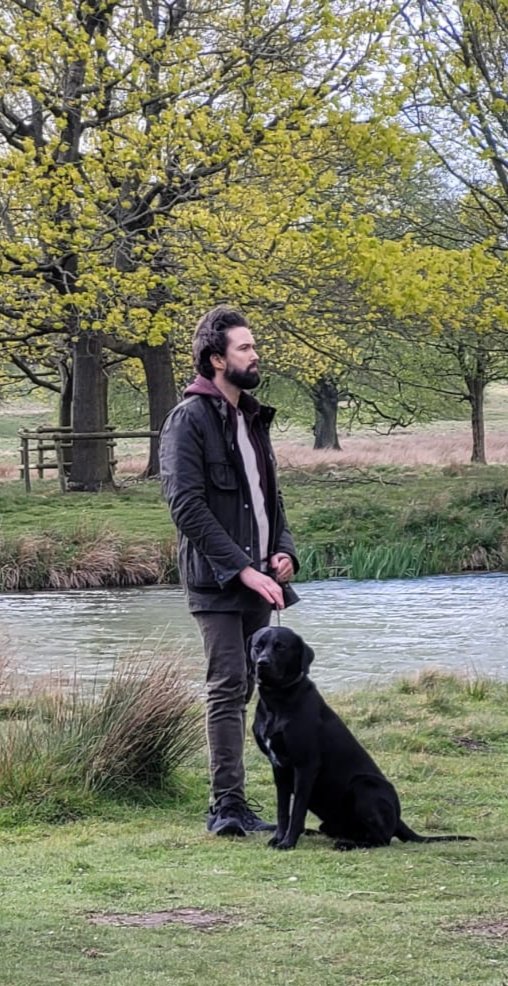 TomVsMatt's tweet photo. @EmmettScanlan @ITV @EmmettScanlan thanks for the kind words about my dog Buddy in the interview! 

It was his first time doing something like this, so I'm glad you thought he smashed it! https://t.co/27csb7RFCq