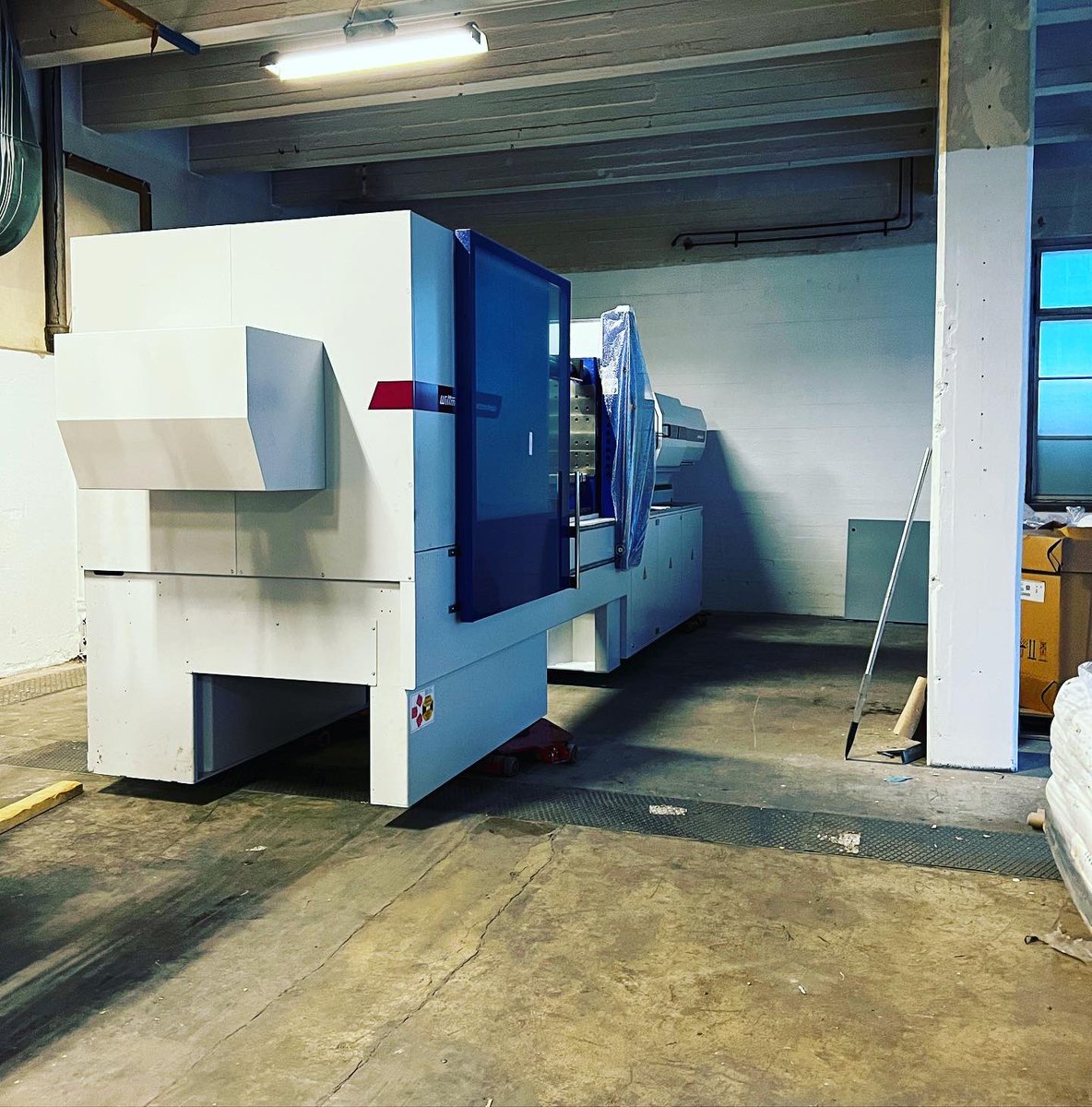 prodiscus's tweet photo. Great things are happening in Finland! New facilities and new production machine in place. All we need is electric and we are good to go 💪🏼 https://t.co/bQmO66517T