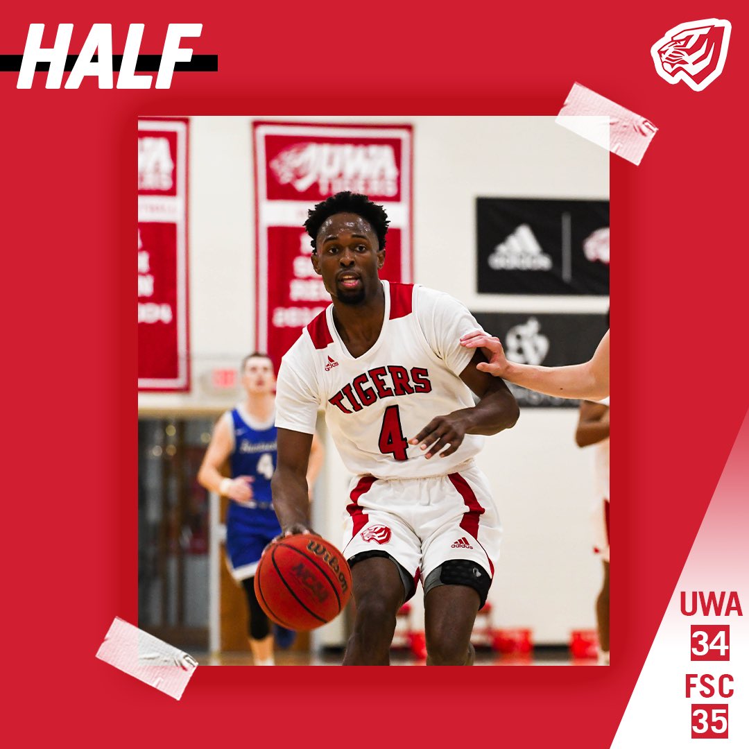 UWAAthletics's tweet photo. MBB | Florida Southern 35, West Alabama 34 #WeAreWest #WeAreTigers https://t.co/TNE9p49Yf0