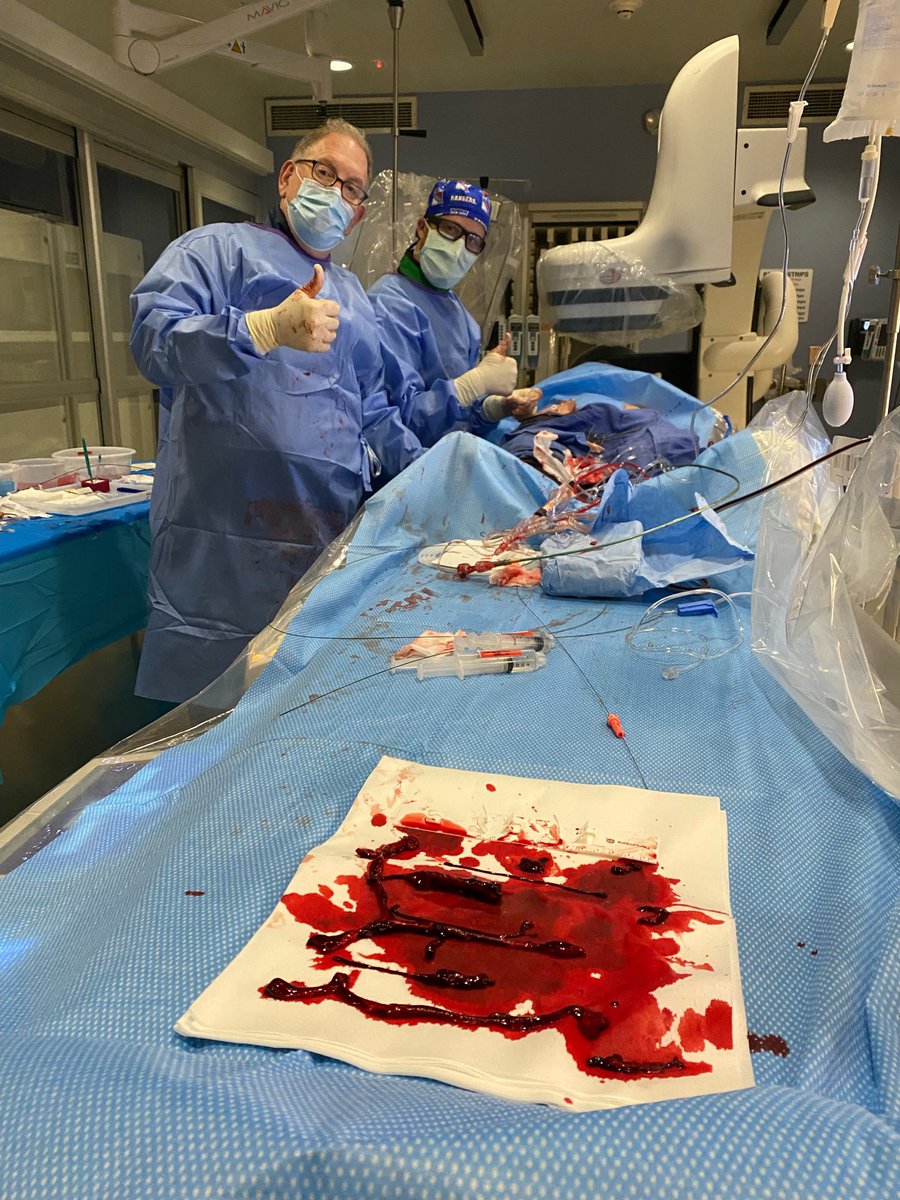 Action for the PERT team at Cooper!  #clotbuster