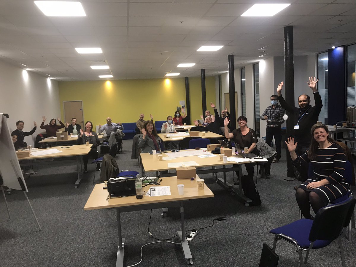 SarahJLeah's tweet photo. Great off site and physically distanced but socially connected afternoon with @PennineCAMHS Community collective leadership teams. Time to reflect, plan and come together So much passion, energy, clinical skill and cast iron commitment to do our best for families on show 🌟 https://t.co/9cuPTNGmUk