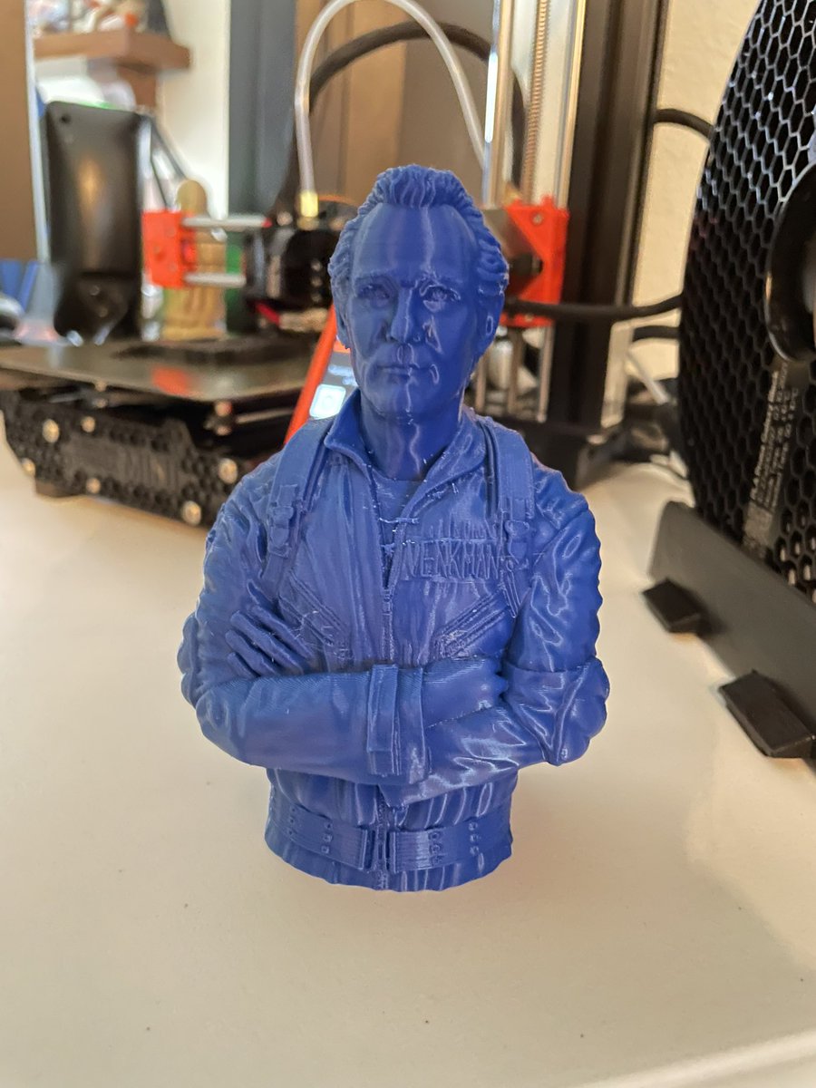 heymrwinston's tweet photo. Part one of three from @fotismint of Peter Venkman #Ghostbusters #3dprinting #prusaminiplus #3dprintingcommunity @Prusa3D https://t.co/yxQ2IbJpsS