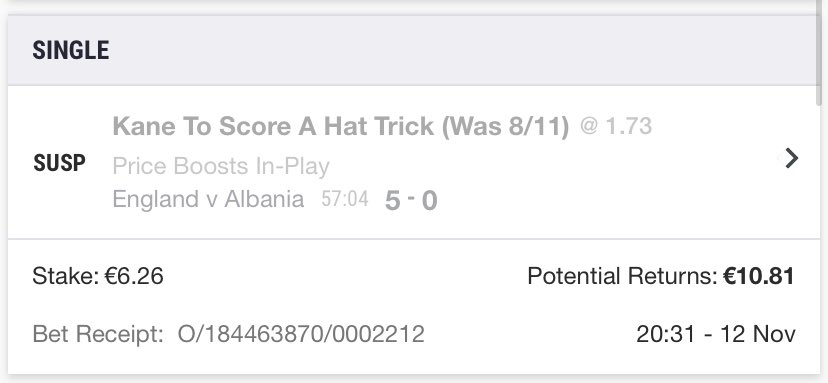 VixlVII's tweet photo. @Ladbrokes @LadbrokesCare why hasn’t this been settled yet? https://t.co/QFlweDM9wV