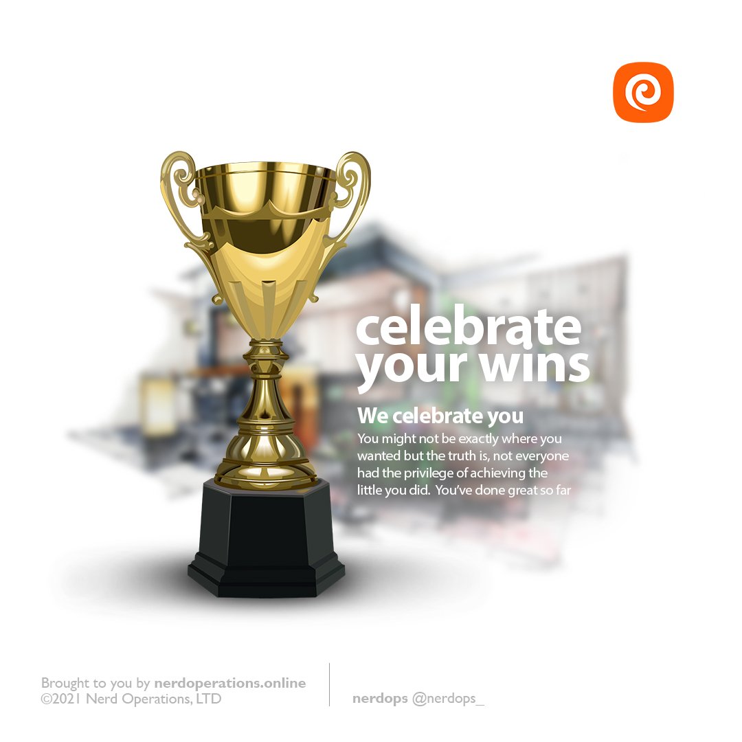 nerdops_'s tweet image. You're such a great great achiever. We celebrate you for the milestones reached.
#achievement #achiever #milestone #goals