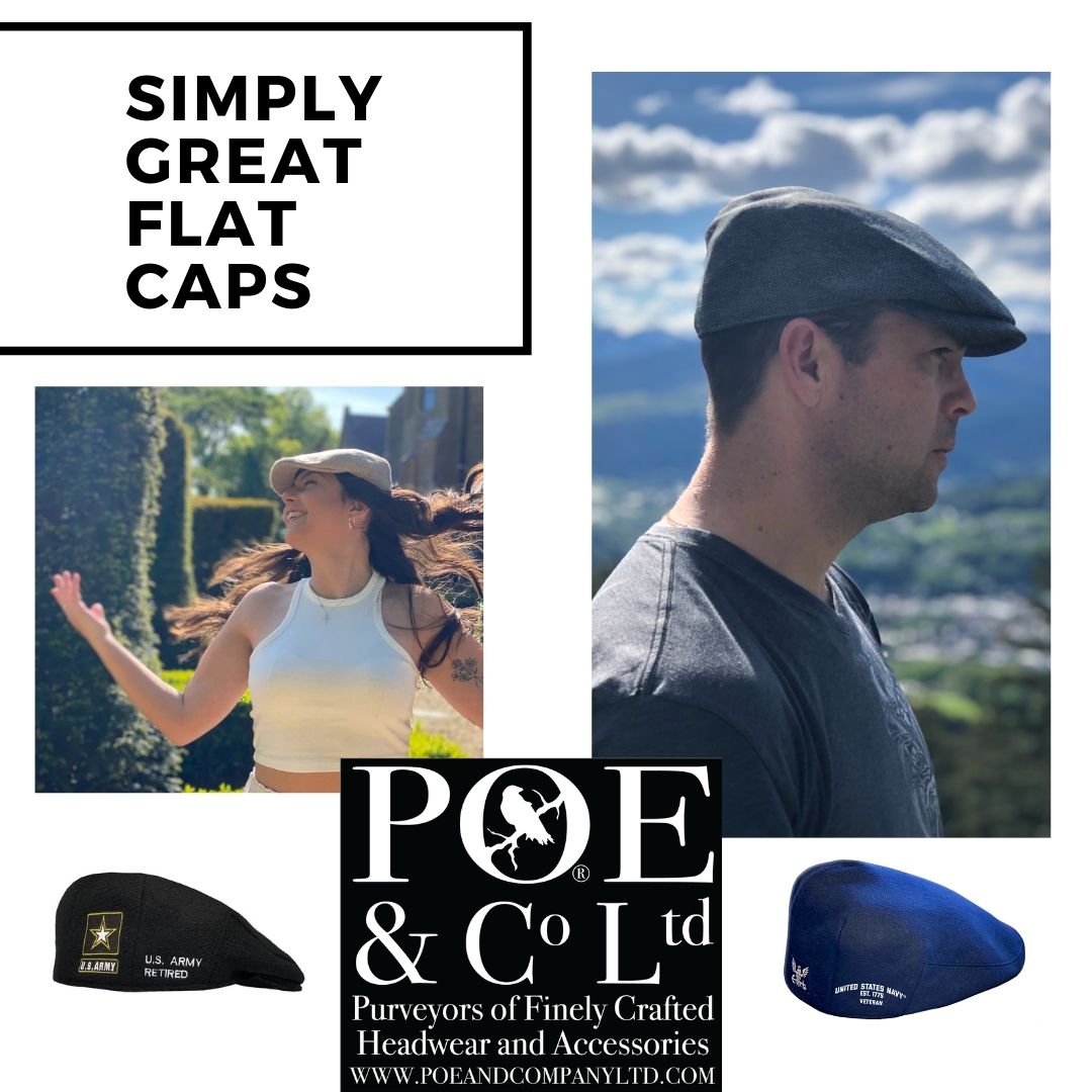 CompanyltdPoe's tweet photo. For men and women who only wear the finest material on their head.  Accept no less than the best hand woven English Wool chosen by distinguished ladies and gentlemen.  Poe and Company LTD https://t.co/QsFy1OsB3P #fineflatcaps #elegantmenswear #flatcaps #englishflatcaps #poeandco https://t.co/ca0li3ZJ17