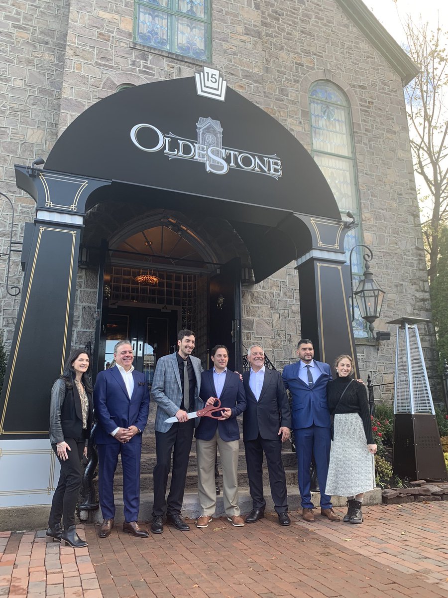 VisitBucksPA's tweet photo. ๐ค๐ We are excited to support the opening of #Oldestone in #NewHope at the ribbon cutting ceremony this afternoon! Make your reservations soon! @AversaPR @Marsha_Browns #EatinBucksCo #DrinkinBucksCo https://t.co/8QjmEAwxc2